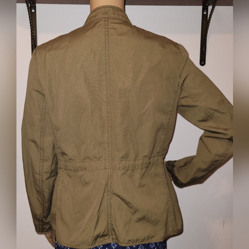Loft Khaki Green Utility Jacket Pm - image 3